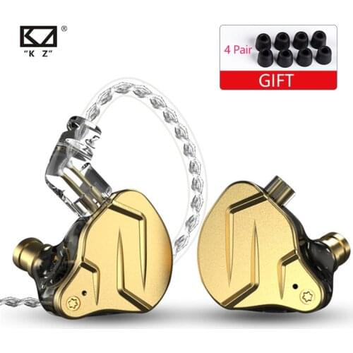 KZ ZSN Pro X Metal Earphones 1BA+1DD Hybrid Technology HIFI Bass Earbuds In Ear Monitor Headphone Sport Noise Cancelling Headset