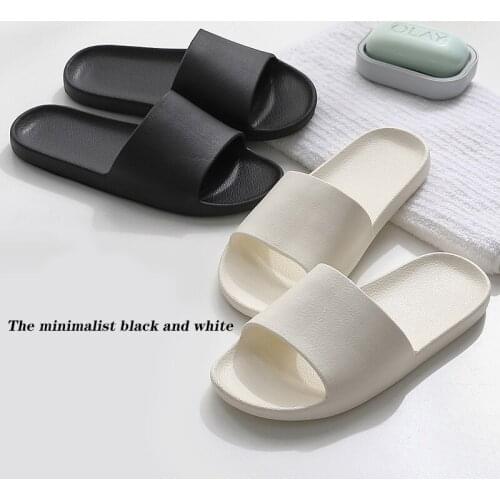 Mens EVA Material Slippers Soft Bottom Non-slip Womens Sandals Indoor Bathroom Summer Fashion Household Couples Slippers