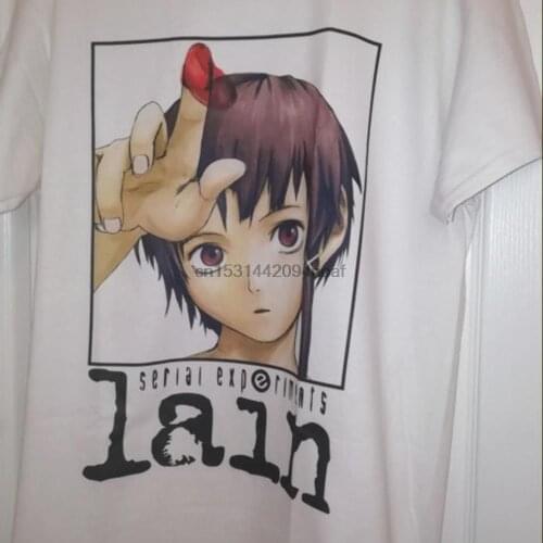 Serial Experiments Lain T Shirt Science Fiction Anime Apparel Graphic Tee Men & Women New 545