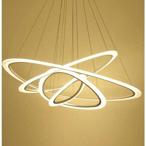 Modern creative led pendant lights for living room dining room acrylic indoor home hanging suspension pendant lamp fixtures