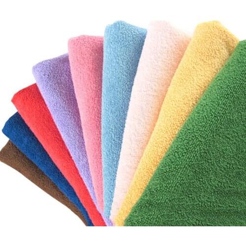 Solid Color Ultra Microfiber Fabric Fast Drying Gym Sports beach towel Travel Camp Long Towel 70 x 30cm