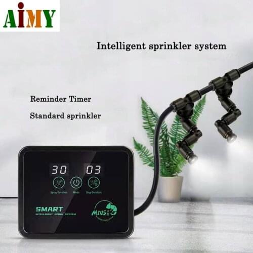 Intelligent Reptile Fogger Terrariums Humidifier Electronic Timer Automatic Mist Rainforest Spray System Kit Sprinkler Control