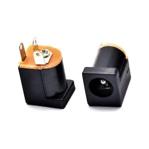 10PCS/LOT High Quality DC Power Socket Jack DC-012 PIN=2.0 3Pin DIP Needle Size Adaptation 5.5mmx2.1mm Power Female Plug