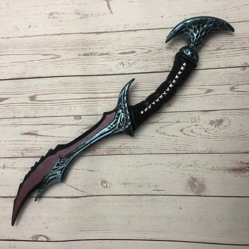 1: 1 Weapon Anti Cos Scythe Vyse Wizard Elf Game Anime Prop Role Play Model PU Gift 50CM