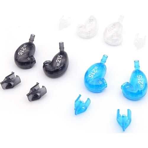 1 Pair Earphone External House Shell for Shure SE215 Compatible with 7mm Speaker Unit for DIY and Repair Replacement