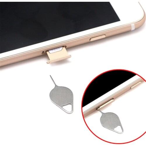 10pcs Sim Card Tray Removal Eject Pin Key Tool Stainless Steel Needle for Smart Phones Smartphone
