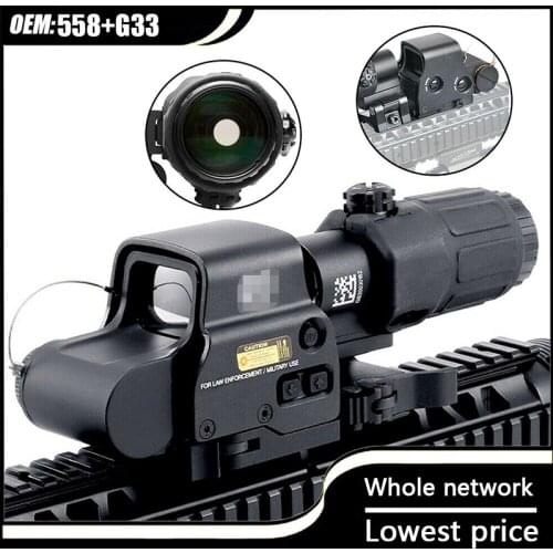 558 Red/Green Dot Sight Fast Detachable Optical Sight Holographic Scope Hunting Reflex Sights With 20mm Mount Airsoft Riflescope