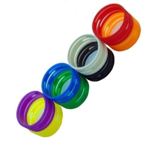 800pcs/lot xlr connector accessories with color 400pcs White and 400pcs purple ring without shell