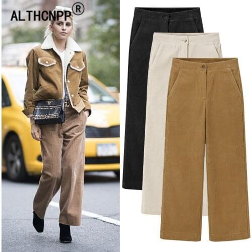 Женские вельветовые брюки ALTHCNPP China At AliExpress