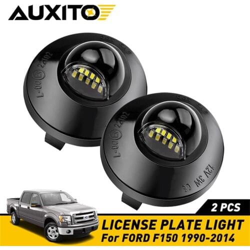 AUXITO 2x LED License Plate Lights Lamp Error Free Canbus For Ford F150 Heritage F250 F350 F450 F550 Super Duty Ranger Explorer