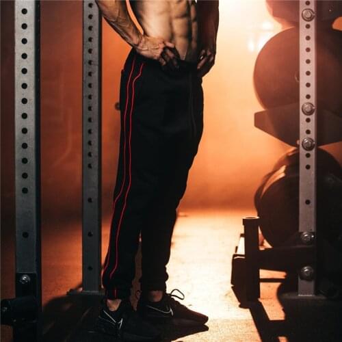 Casual Skinny Pants Men Jogger Sweatpants Gym Fitness Workout Trousers Male Spring Autumn Running Sports Cotton Track Pants