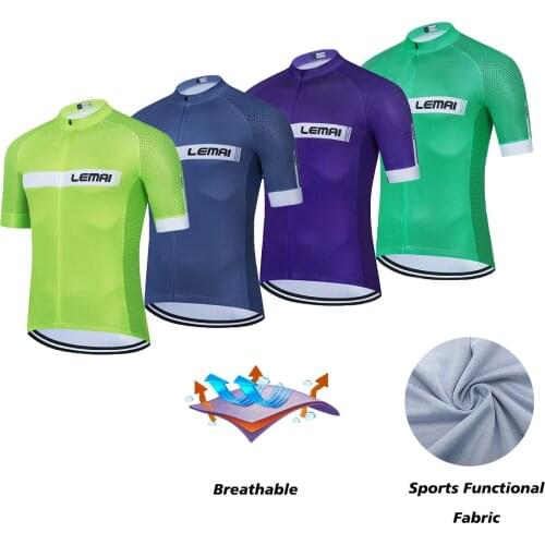 2021 Quick Dry Mountain Cycling Jersey Comfortable Man Cycling Maillot Summer Breathable MTB Jersey For Bicycle