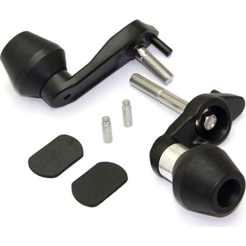 Black Motorcycle Frame Sliders Crash Protectors For Yamaha YZF R1 2009 2010 2011 2012 2013 2014