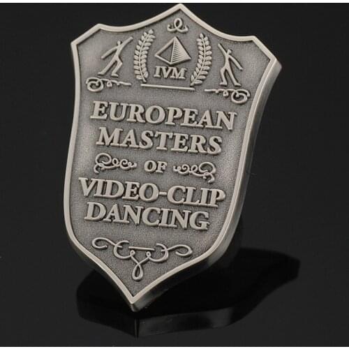 Zinc alloy antique plating badge brooch manufacturer quality military military badge