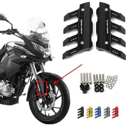For HONDA CBF600 CBF600S CBF190R Motorcycle Mudguard Front Fork Protector Guard Block Front Fender Anti-fall Slider Accessories
