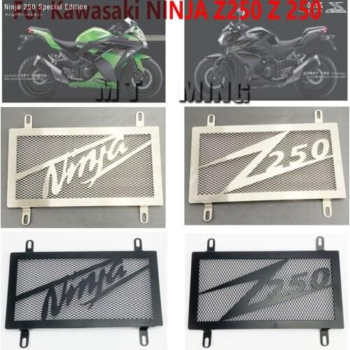 For Kawasaki NINJA 250 Z250 2013 2014 2015 2016 Stainless Steel Motorcycle Accessories Radiator grille guard protection cover