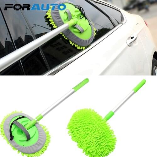 FORAUTO Car Washing Mop Window Wash Tool Super Absorbent Adjustable Auto Care Detailing Cleaning Dust Wax Mop Car Accessories