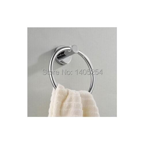 Bathroom stainless steel 304 towel ring never rust round towel ring