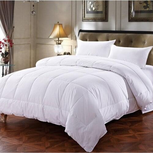 Latest Down Velvet Quilts Warm Autumn Winter Hotel White Duvet Quilted Bed Comforter Multiple Size Patchwork Adult Blanket Cover