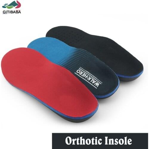 Orthotic Insoles for Flat Feet Fight Against Plantar Fasciitis Relieve Feet Heel Pain and Pronation for Man and Women Running