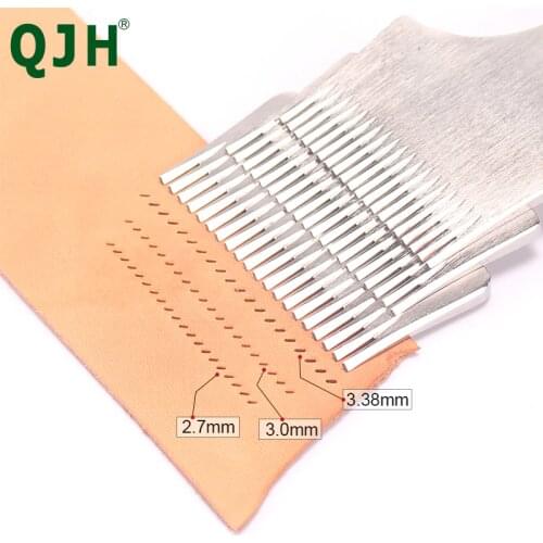 Polishing Steel Leather Lace Stitching Hole Punching Tool Leather Diagonal Making Chisel DIY Leather 2.7/3.0/3.38mm Craft Tool