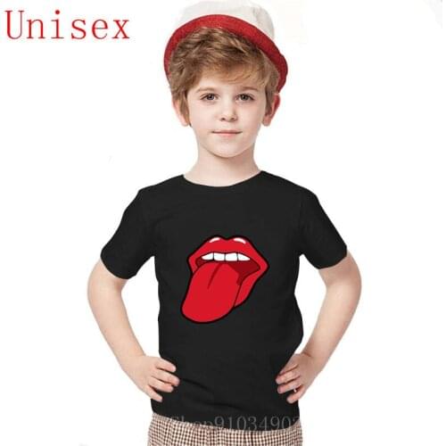 Mouth children clothes boys kids clothes girls 8 to 12 boys clothes 8 years Cotton boys summer clothes Funny Casual top tees