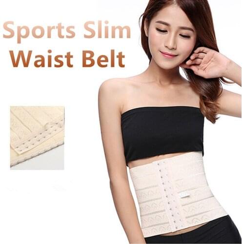 Ultra Thin Slim Beltsports Belt for Womens Fitness Waist Protection Waist Shaping Waist Binding Weight Loss Abdominal Belt