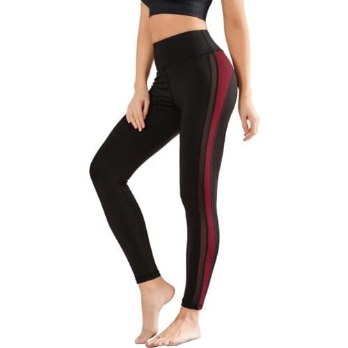 High Waist Multicolor Splicing Leggings Push Up Sport Women Fitness Running Yoga Pants Energy Leggings Gym Girl Clothing