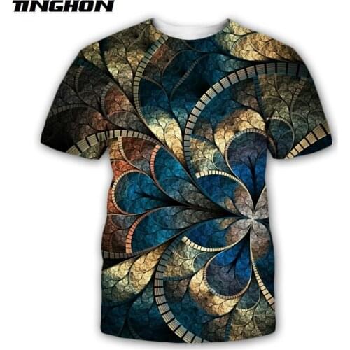 XS-7XL Fashion Trippy T-shirt Glow in the Dark 3D Psychedelic Print Men Women Short Sleeves Summer Streetwear Casual T shirt 18