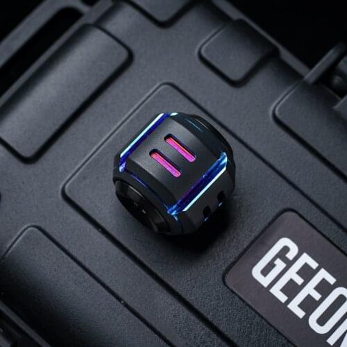 YUC Dark Matter Hand Spinners Titanium Alloy Pendant Metal Fidget Spinners Relief Stress Toys for Kids Adults Mini