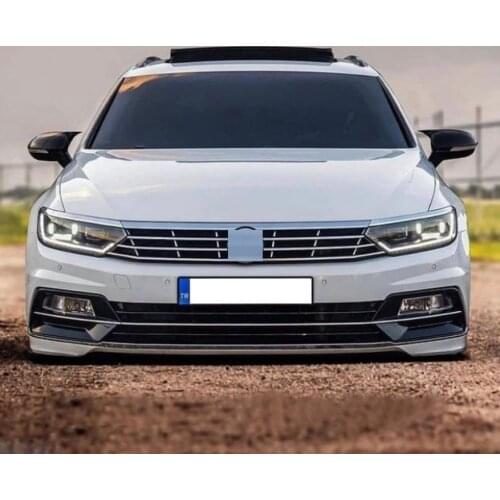For Volkswagen Passat B8 Bat Mirror Cover 2015 Post Batman Piano Black Modified Accessories Mirror Parts Spare Parts