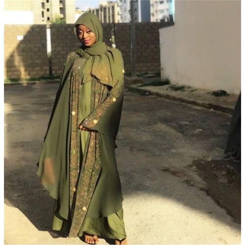 HOUSEOFSD Muslim Kaftan Abaya Dress Women Dubai Abayas Turkish Stones Chiffon Hooded Dress Elegant African Hijab Dress Boubou
