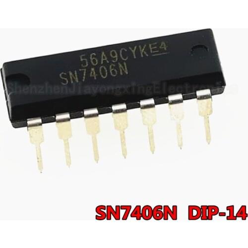 10PCS/LOT NEW SN7406N SN7406 7406 DIP-14