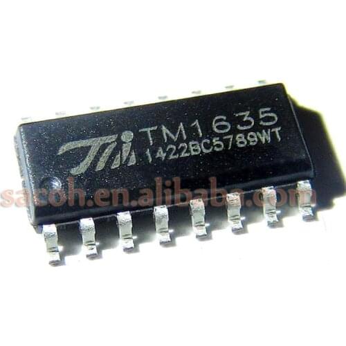 10PCS/lot New OriginaI TM1635 CS1635 1635 or TM1636 or TM1638 or TM1639 SOP-16 LED Digital Tube Driver