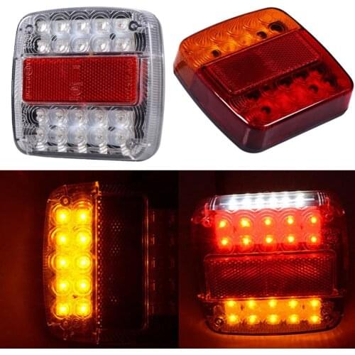 12V 26LED Truck Trailer Caravan Tail Brake Lamp Rear Reverse Indicator Light