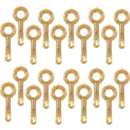 20PCS Safety Lead Clips Set Tail Rubber Tube Quick Change Clips Swivel Snap Connector Carp Fishing Terminal Tackle
