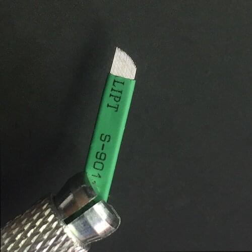 200 Pcs 18 Flex Microblading Needles Permenent Makeup Pins 18 Tattoo Needle By Free Shipping