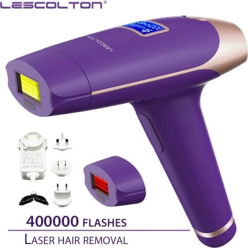 400000 pulse professional permanent IPL Laser Epilator LCD laser hair removal Photoepilator women painless hair remover machine