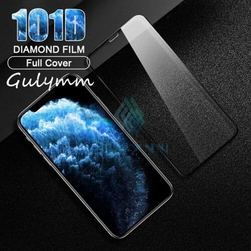 Curved Full Cover Protective Glass For iPhone 11 Pro X XS Max XR 101D Tempered Screen Protector Glass For iPhone 6 6S 7 8 Plus