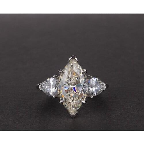 KNRIQUEN 100% 925 Sterling Silver Oval Mariquesa Sapphire Topaz Citrine Wedding Engagement Ring Fine Jewelry for Lover Women