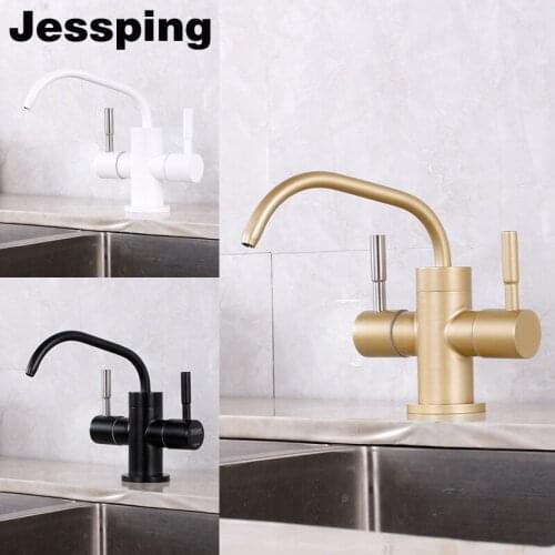 2 handles short design kitchen filter pure drink faucet suitable for open window