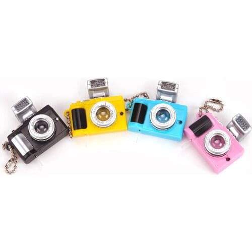 Dolls Plastic LED Camera Miniature Dollhouse Baby toys American Mini Toy Accessories Suitable For Children Gift