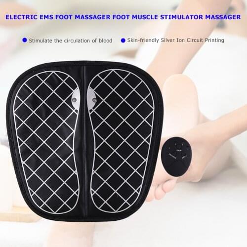 Outdoor Home Car Relaxing Massage EMS Foot Muscle Stimulator Foot Massage Instrument Collapsible Portable Foot Mat