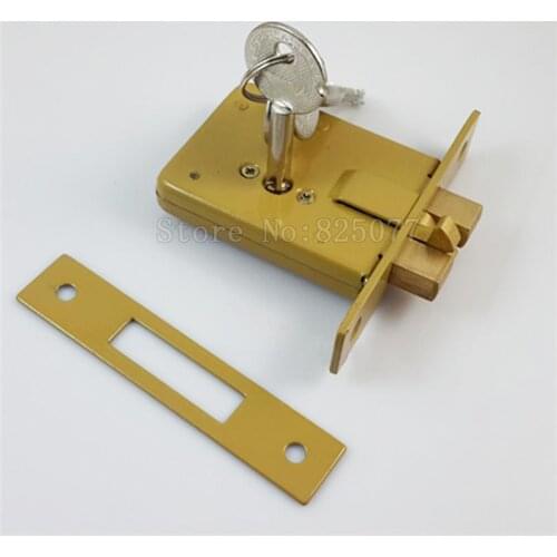 1PCS Invisible Locks Dead Bolt,prevent lock picking double bar invisible,mortise,tubewell ,security ,Mortice locks JF1469