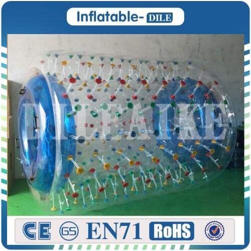 Newest 2.4x2.2x1.7m popular summer inflatable water toys, kids outdoor water games,inflatable water roller ball for children