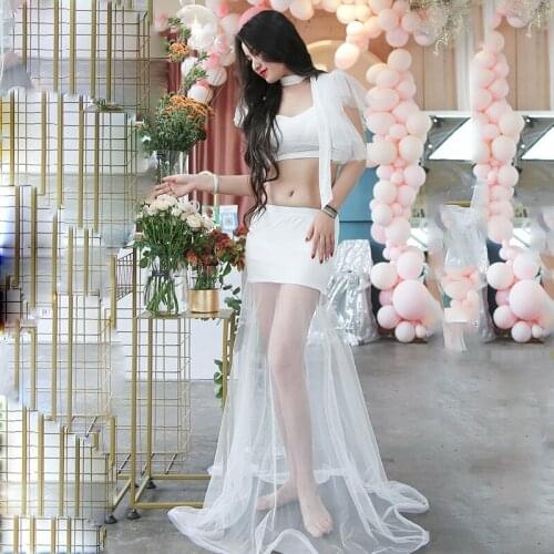 New style belly dance women sexy mesh long skirt fairy style belly dance suit oriental dance performance costume
