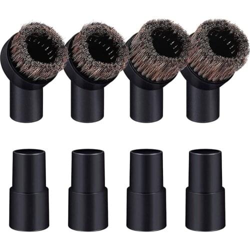 Vacuum Cleaner Dusting Brush 0.98 Inch and 1.25 Inch Vacuum Brush and 1.25 to 1.37 Inch Adapter Tool for Standard Hose