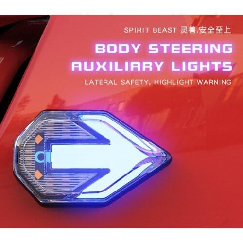 Motocross Led Lights Modified Styling Accessories Cb190 Motorcycles Highlight Warning Lights 12v Waterproof Lights Spirit Beast
