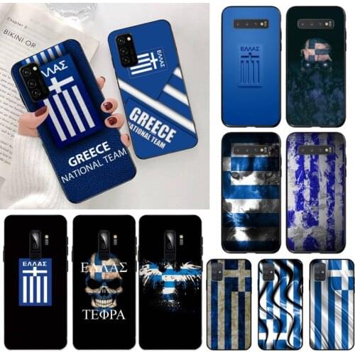 CUTEWANAN Greece Greek national flags Phone Case Cover for Samsung S20 plus Ultra S6 S7 edge S8 S9 plus S10 5G lite 2020