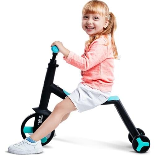 Childrens three-wheeled bicycle three-in-one childrens bike multi-function childrens balance bike boy / girl scooter bicycle